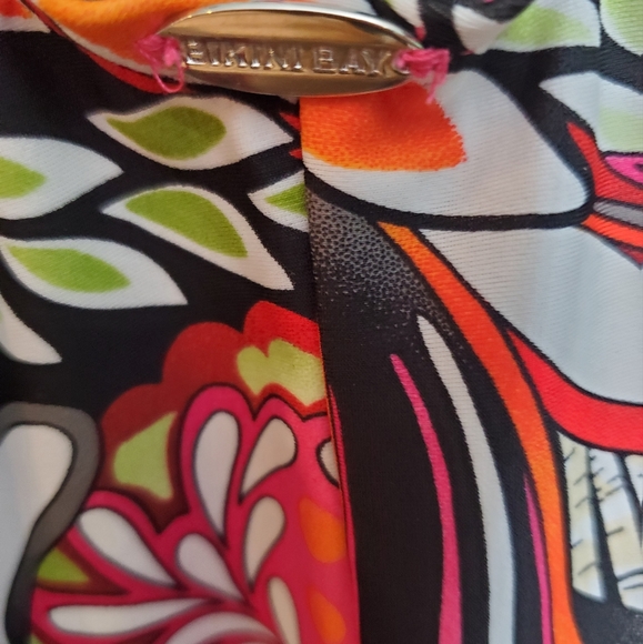 Bikini Bay One Piece Patterned Bathing Suit NWT Sz 18 - Picture 8 of 8